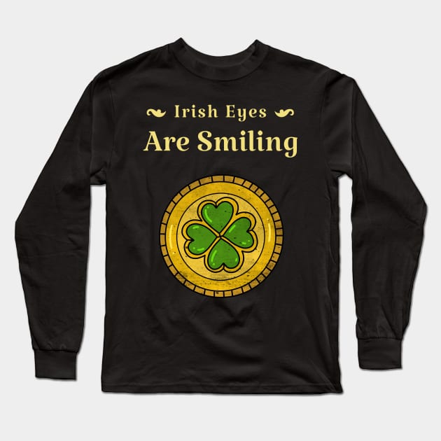 Irish eyes are smiling! Long Sleeve T-Shirt by Ashen Goods